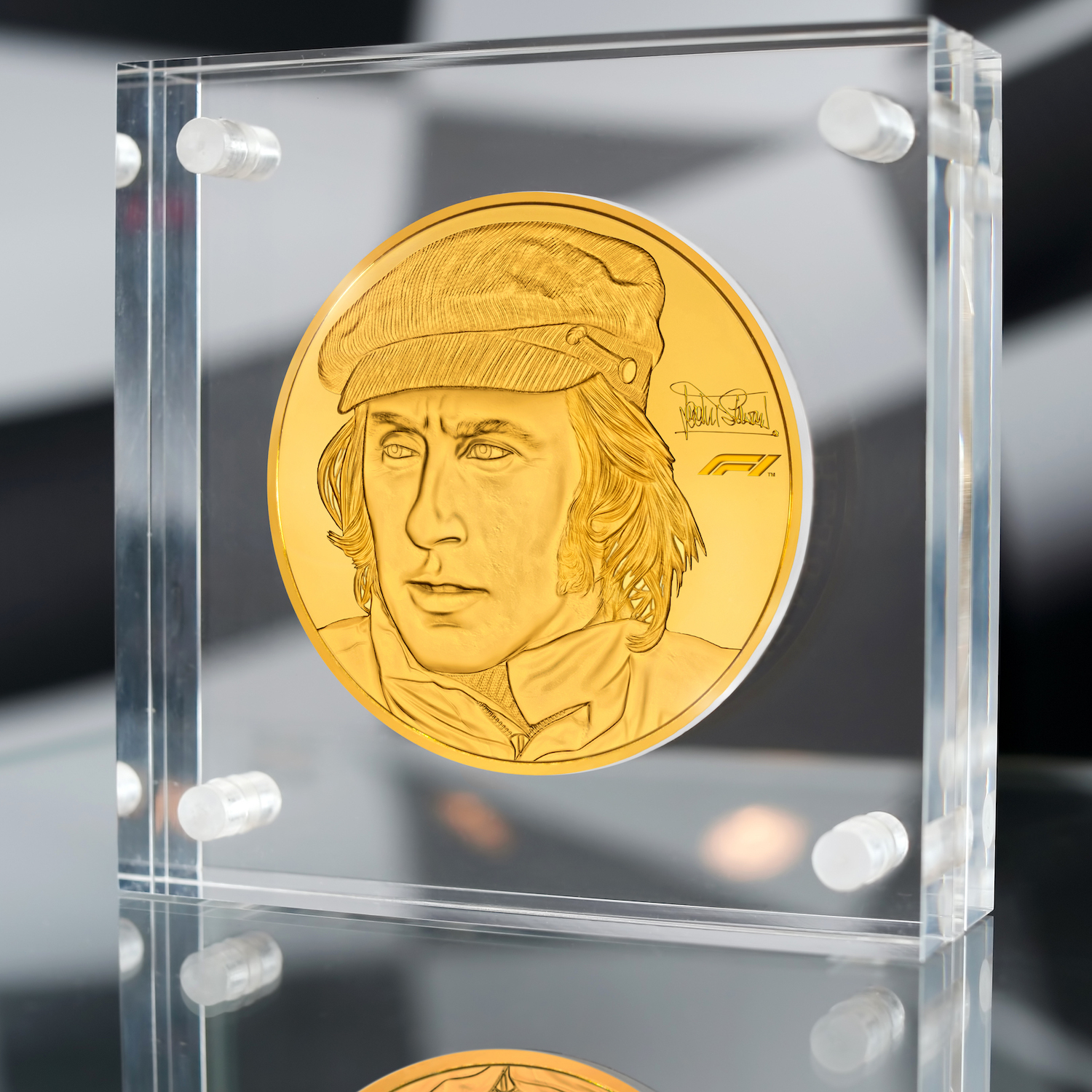 Sir Jackie Stewart Kilo Gold Coin