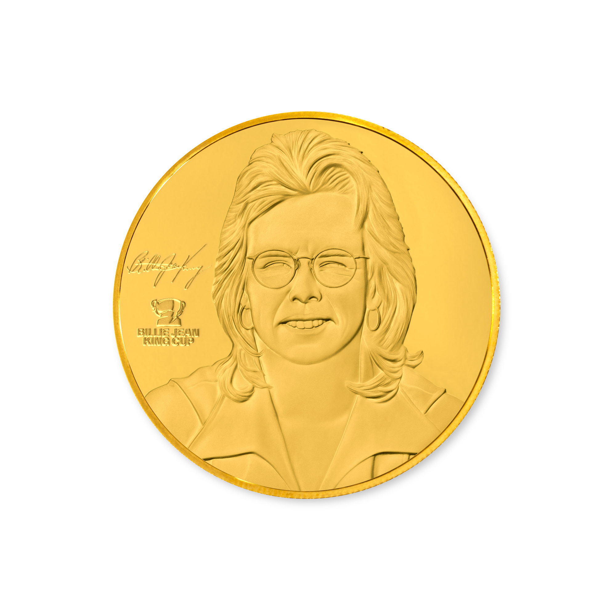 Billie Jean King Cup 2022 1.5 oz Gold Coin