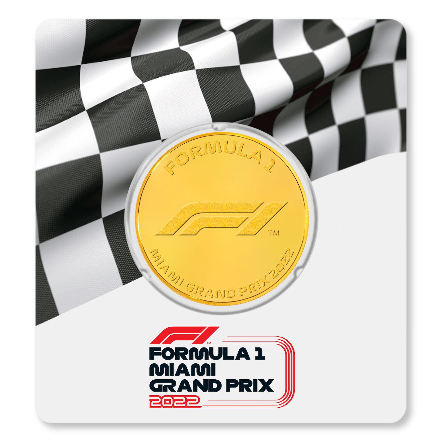 Formula 1® Miami Grand Prix 1.5 oz Gold Coin 2022