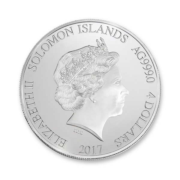 pga presidents cup coin silver front