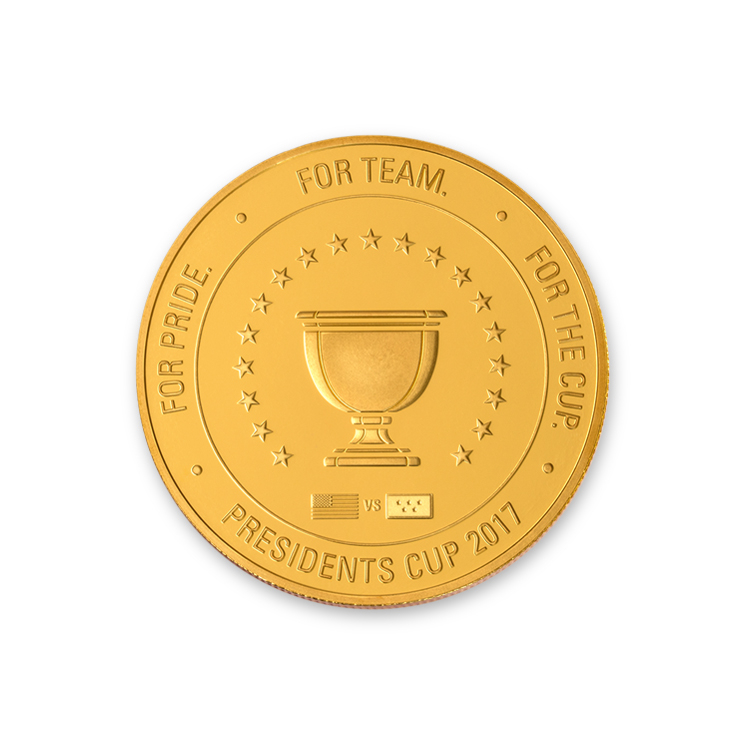 Presidents Cup 1.5 oz Gold Coin