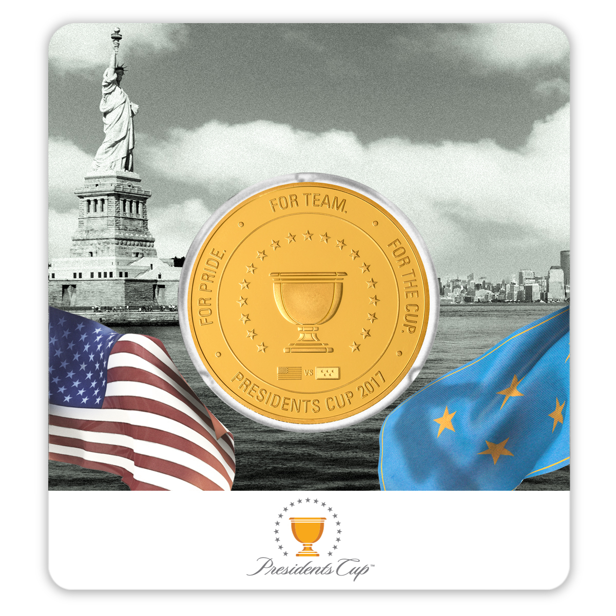 Presidents Cup 1.5 oz Gold Coin