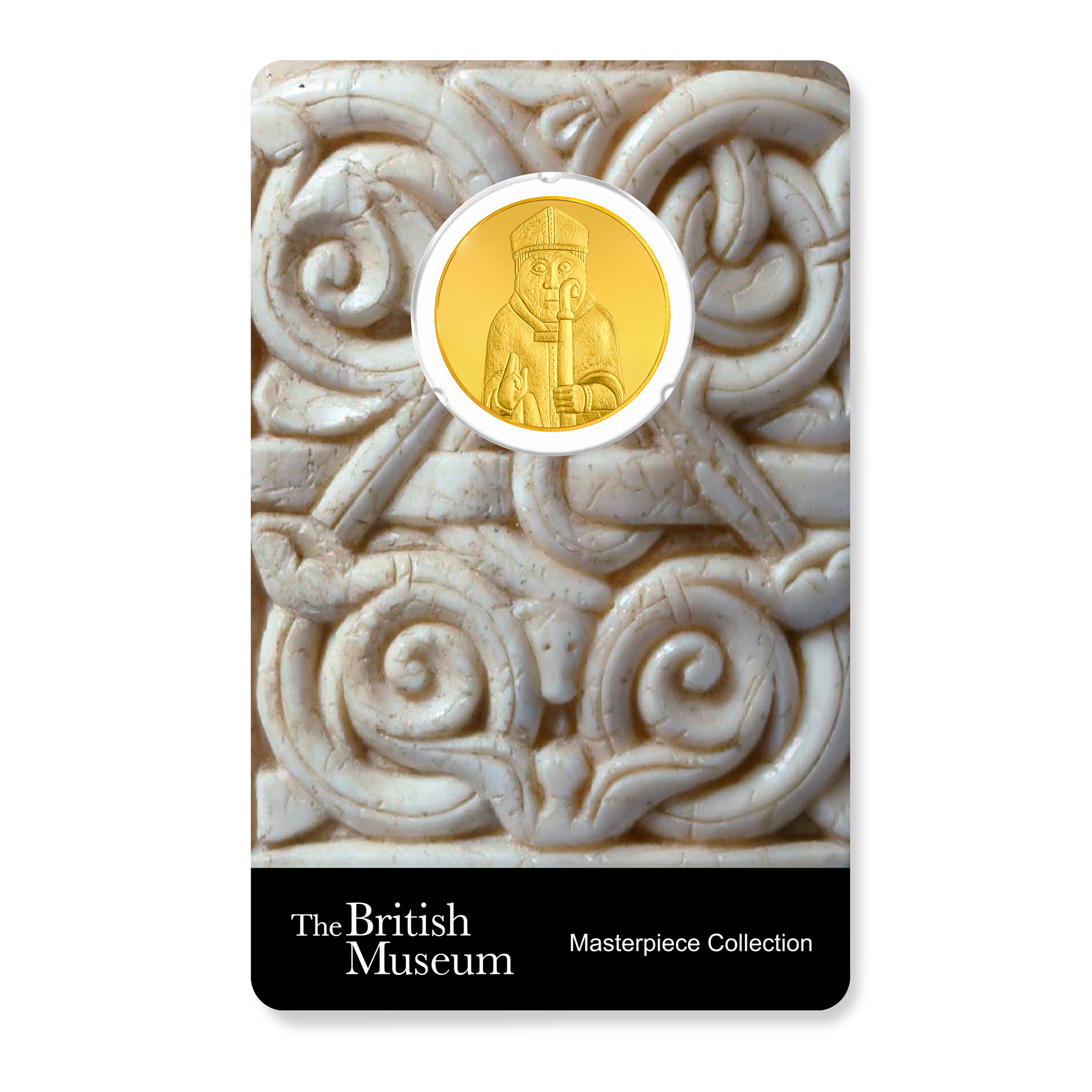 British Museum Lewis Chessmen - The Bishop - 1/4 oz Gold Coin 2023