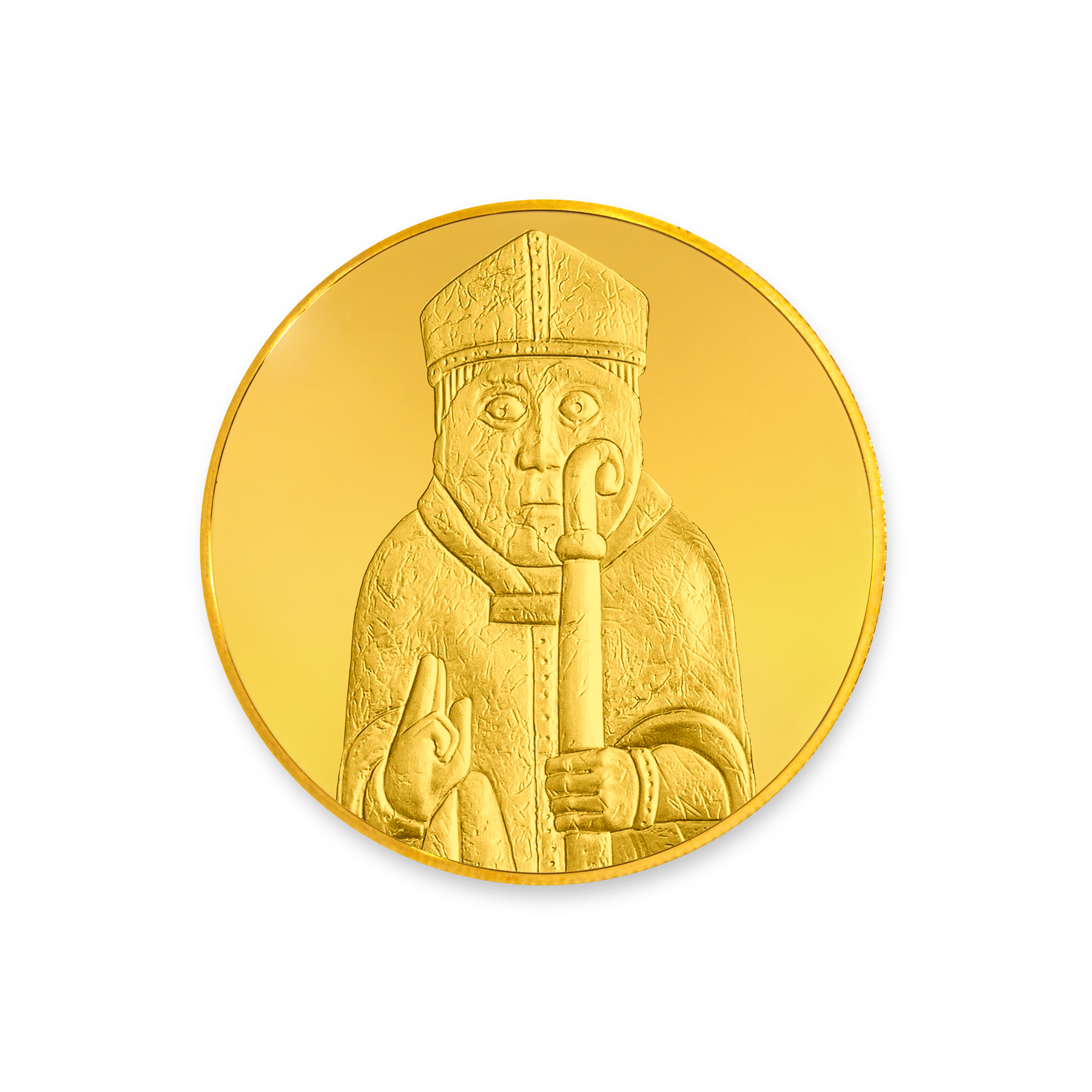 British Museum Lewis Chessmen - The Bishop - 1/4 oz Gold Coin 2023