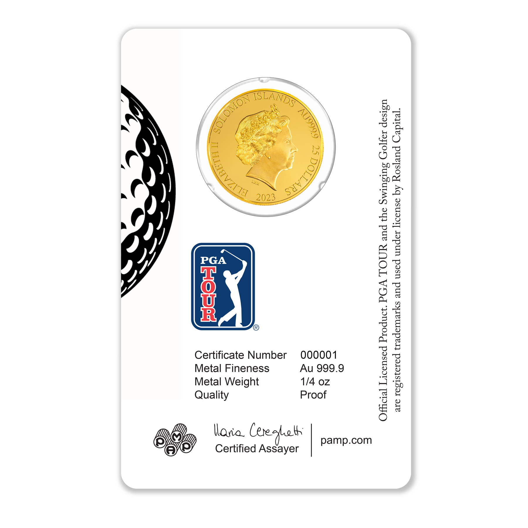 Jack Nicklaus Gold Proof