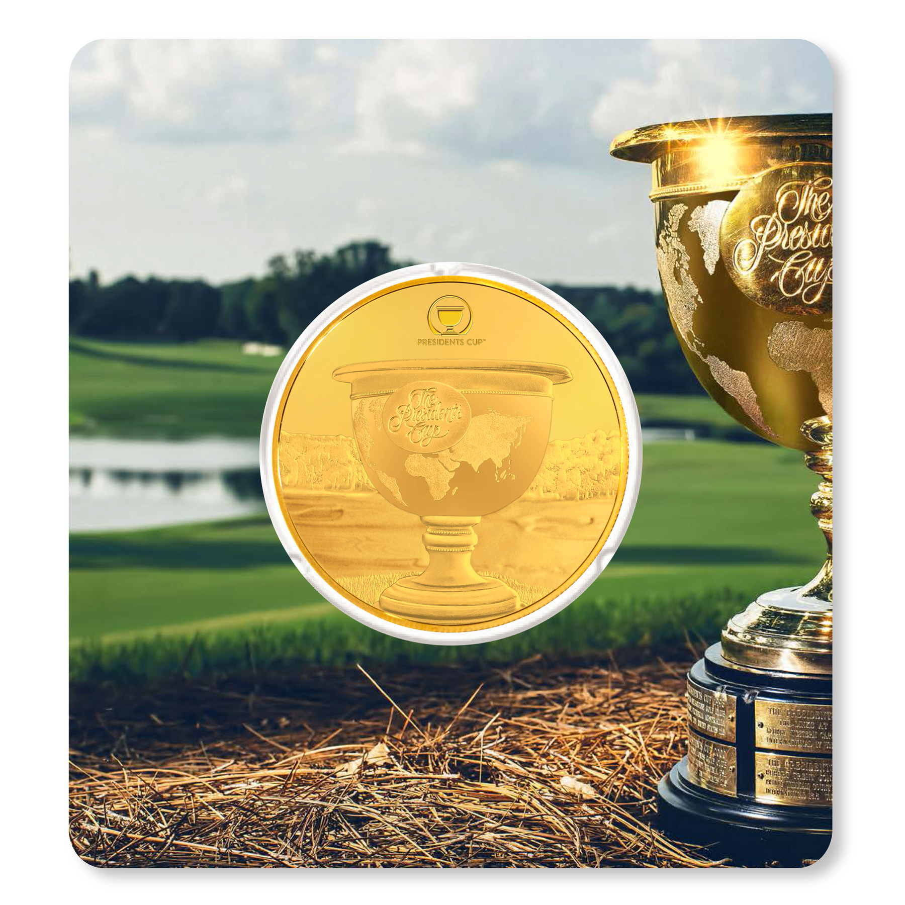 Presidents Cup 1.5 oz Gold Coin 2022