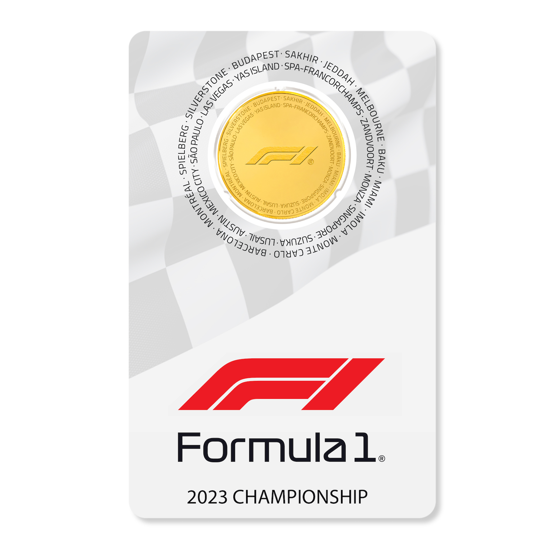 Formula 1® Championship 1/4 oz Gold Coin 2023