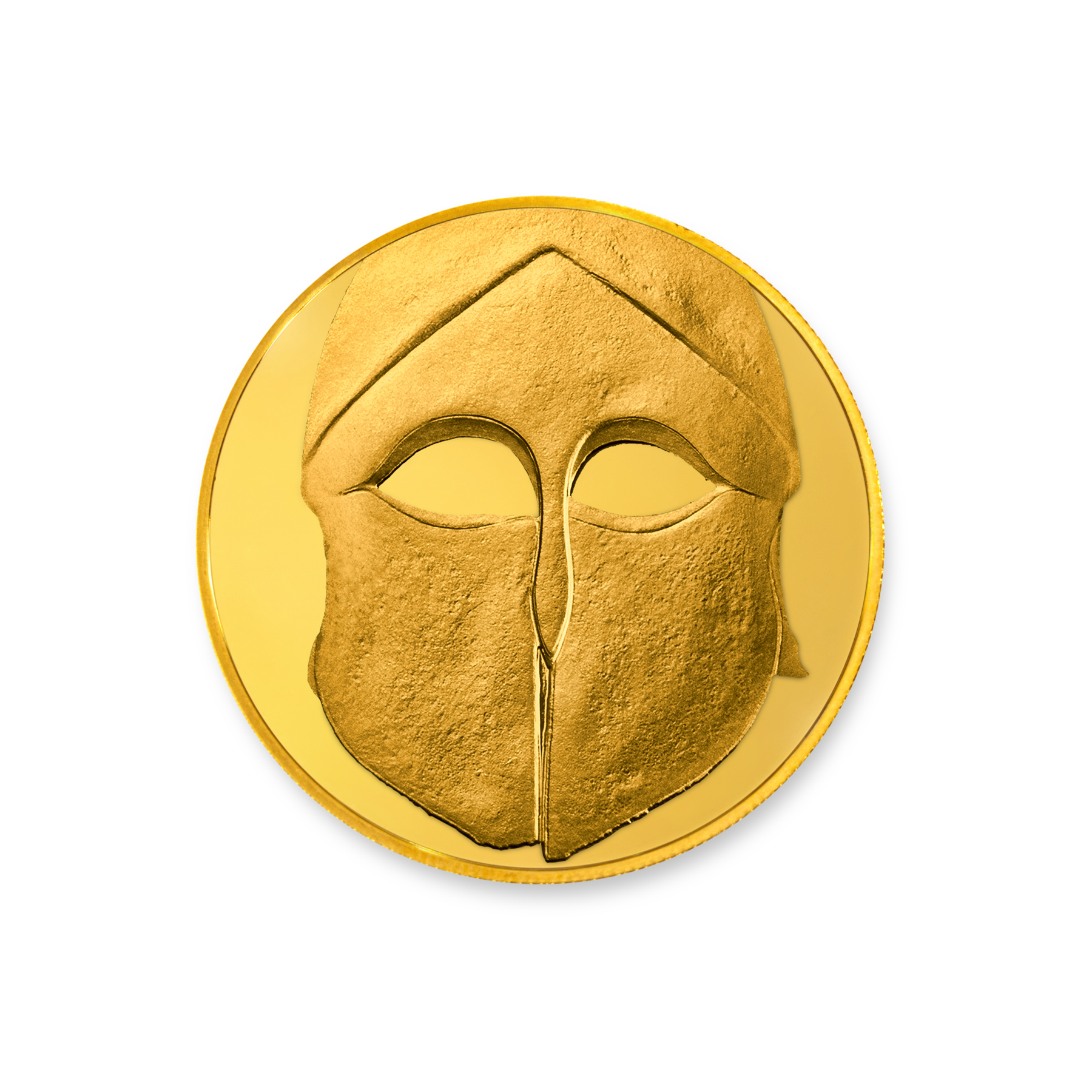 British Museum 500BC Helmet 1/4 oz Gold Coin 2024