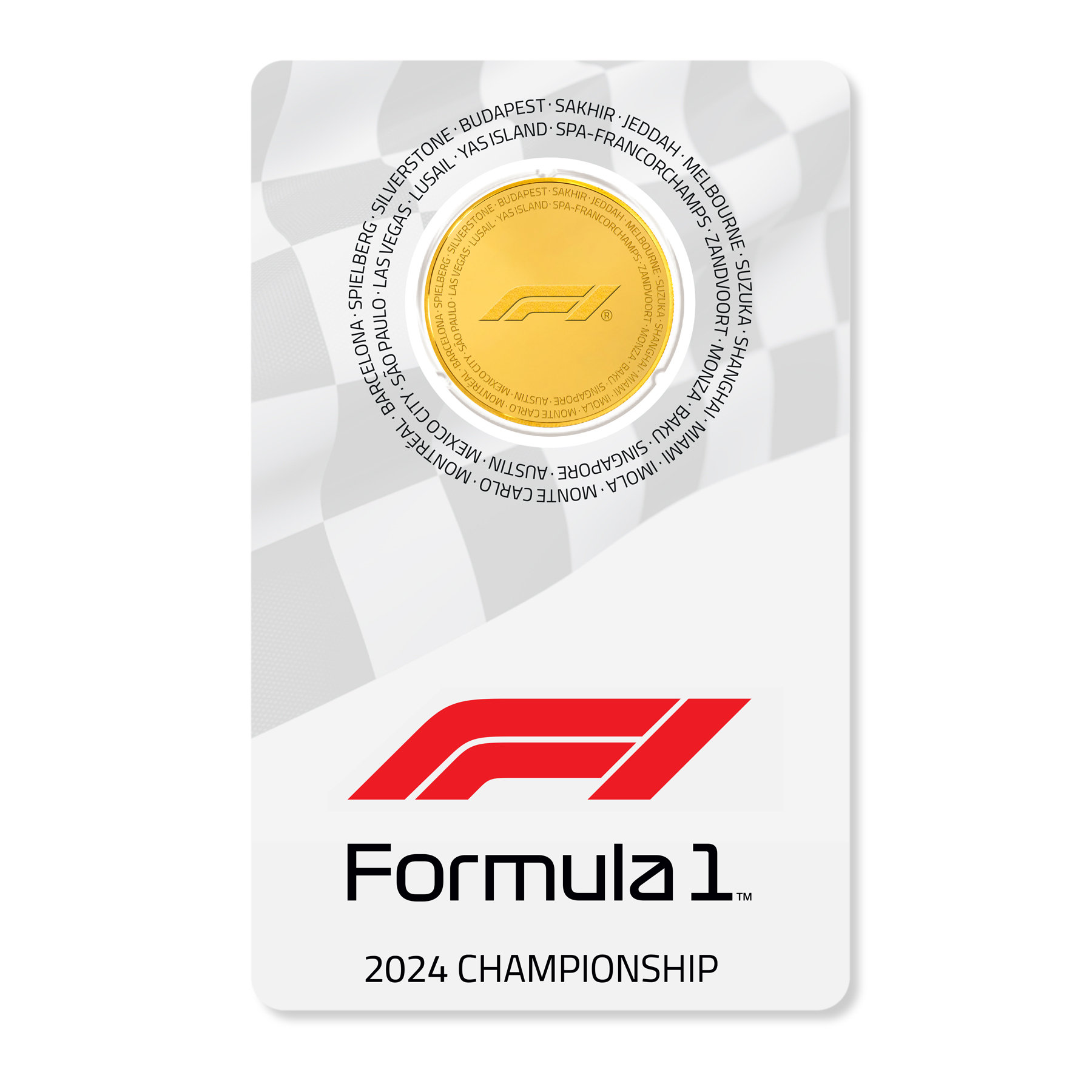 Formula 1® Championship 1/4 oz Gold Coin 2024