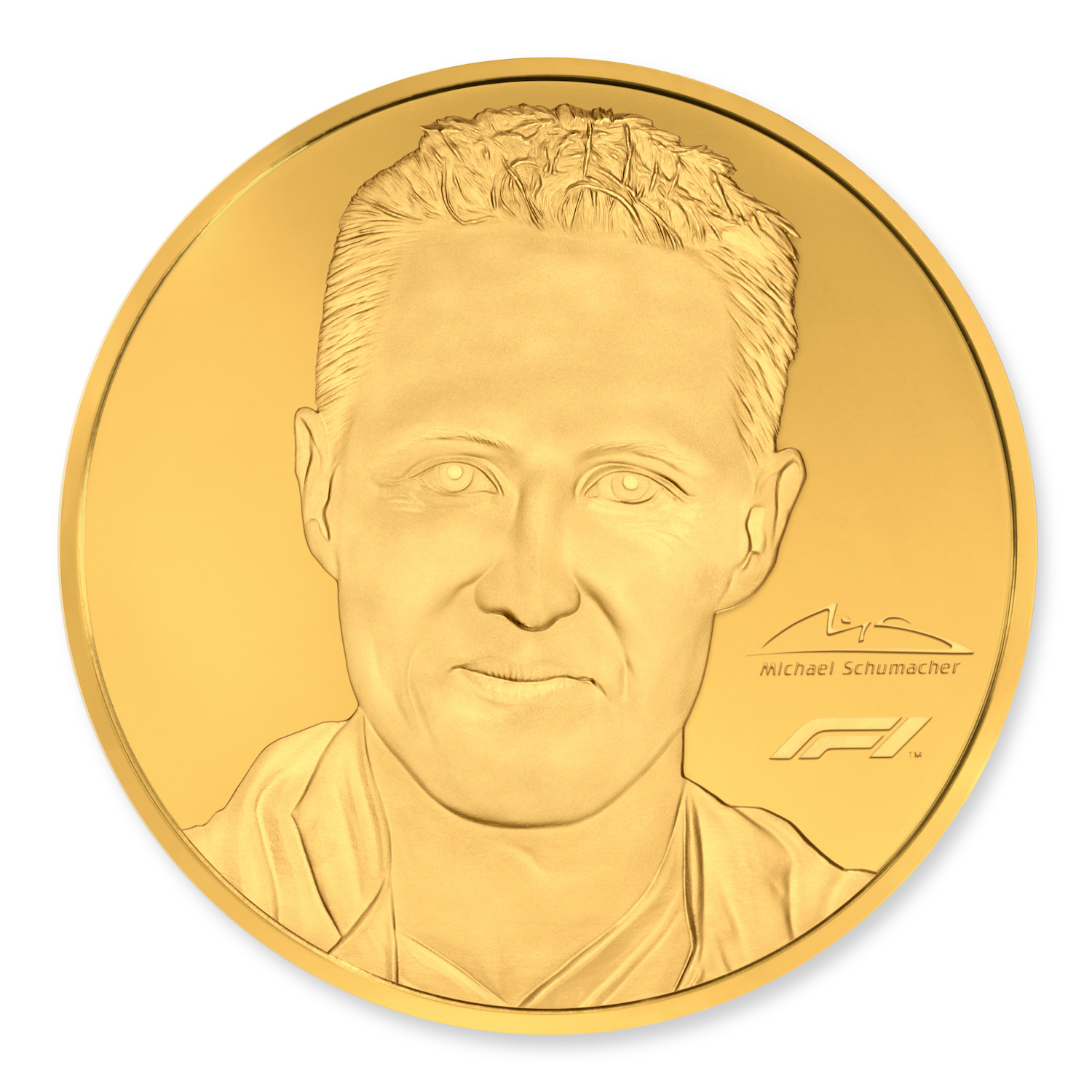 Michael Schumacher 91 oz Gold Coin