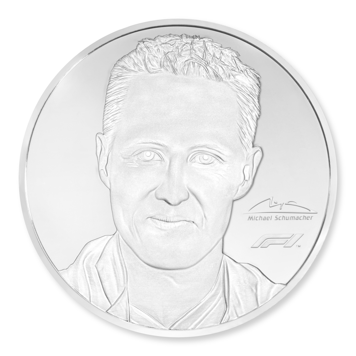 Michael Schumacher 91 oz Silver Coin