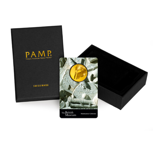 British Museum Greek Helmet 1/4 oz Gold Coin