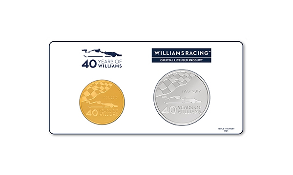 Williams Formula 1 Gold Silver