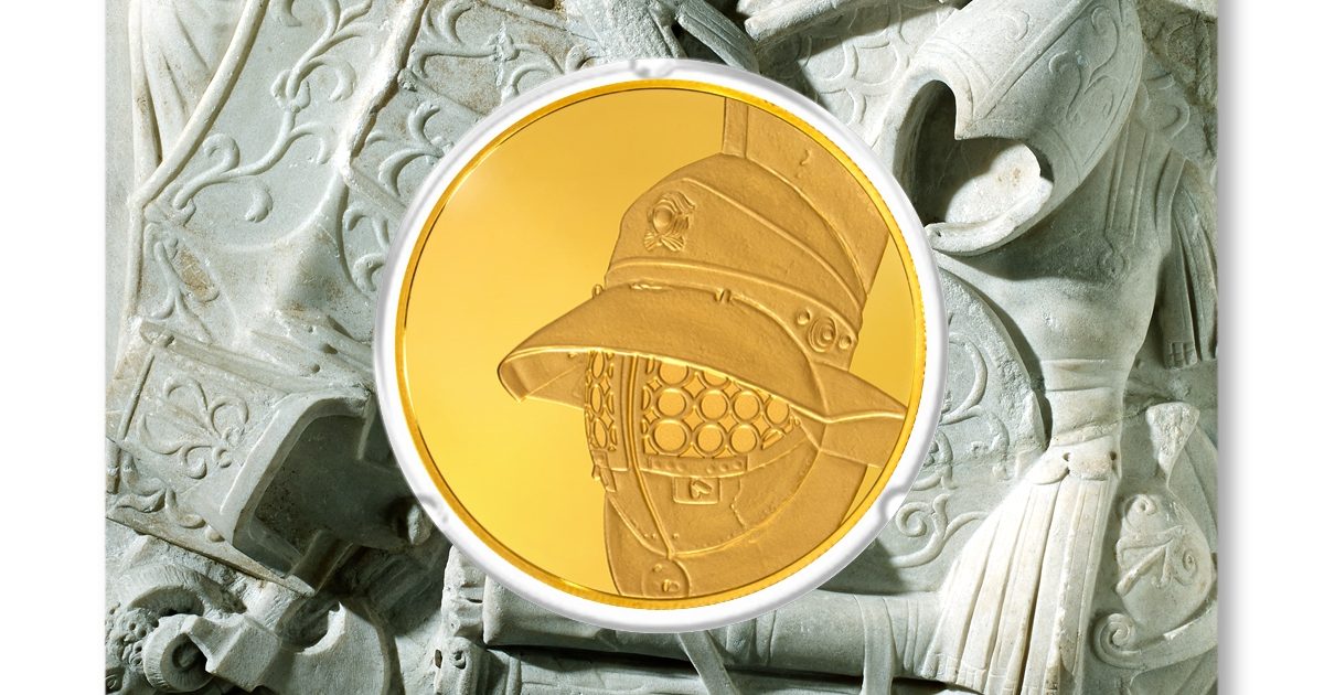 British Museum Gladiator 1.5 oz Gold Coin