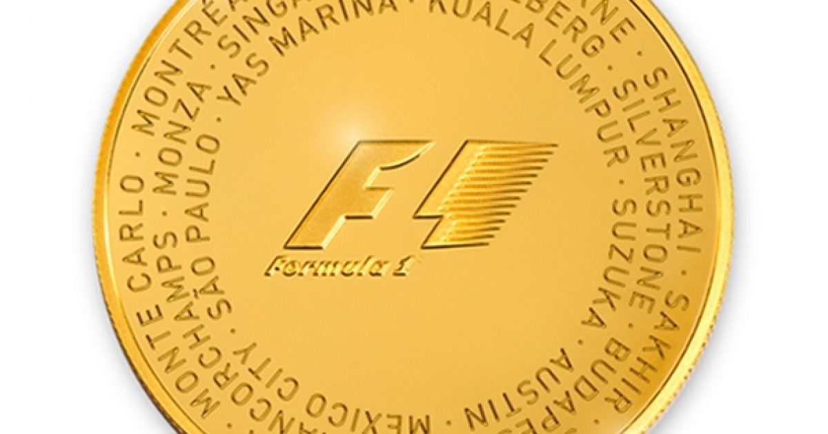Formula 1® 2.5-oz. Gold Coin 2017