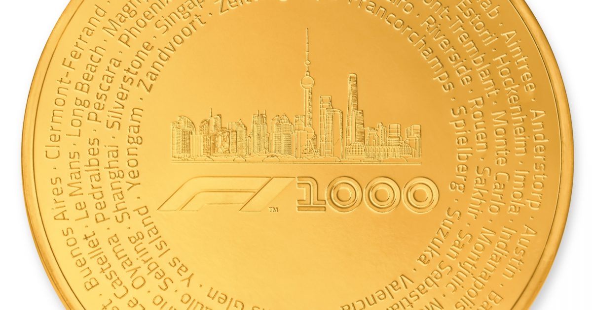 F1® 1000 Kilo Gold Coin | Rosland Capital