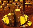 Coins On Plate Image