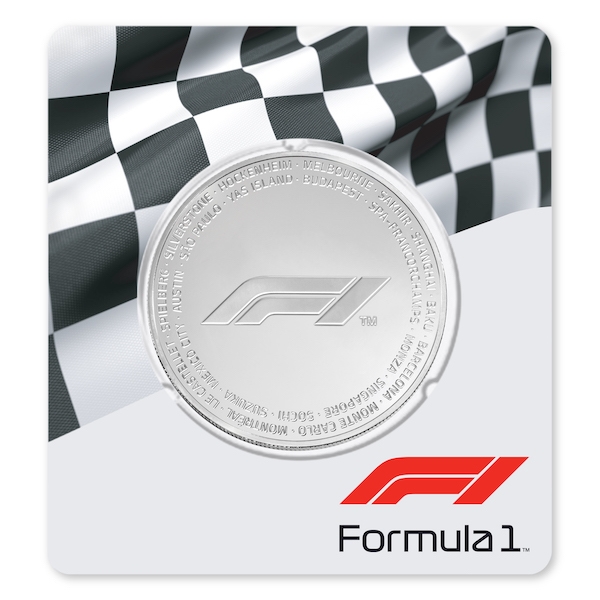 Formula 1<sup>®</sup> 2.5 oz Silver Coin 2019