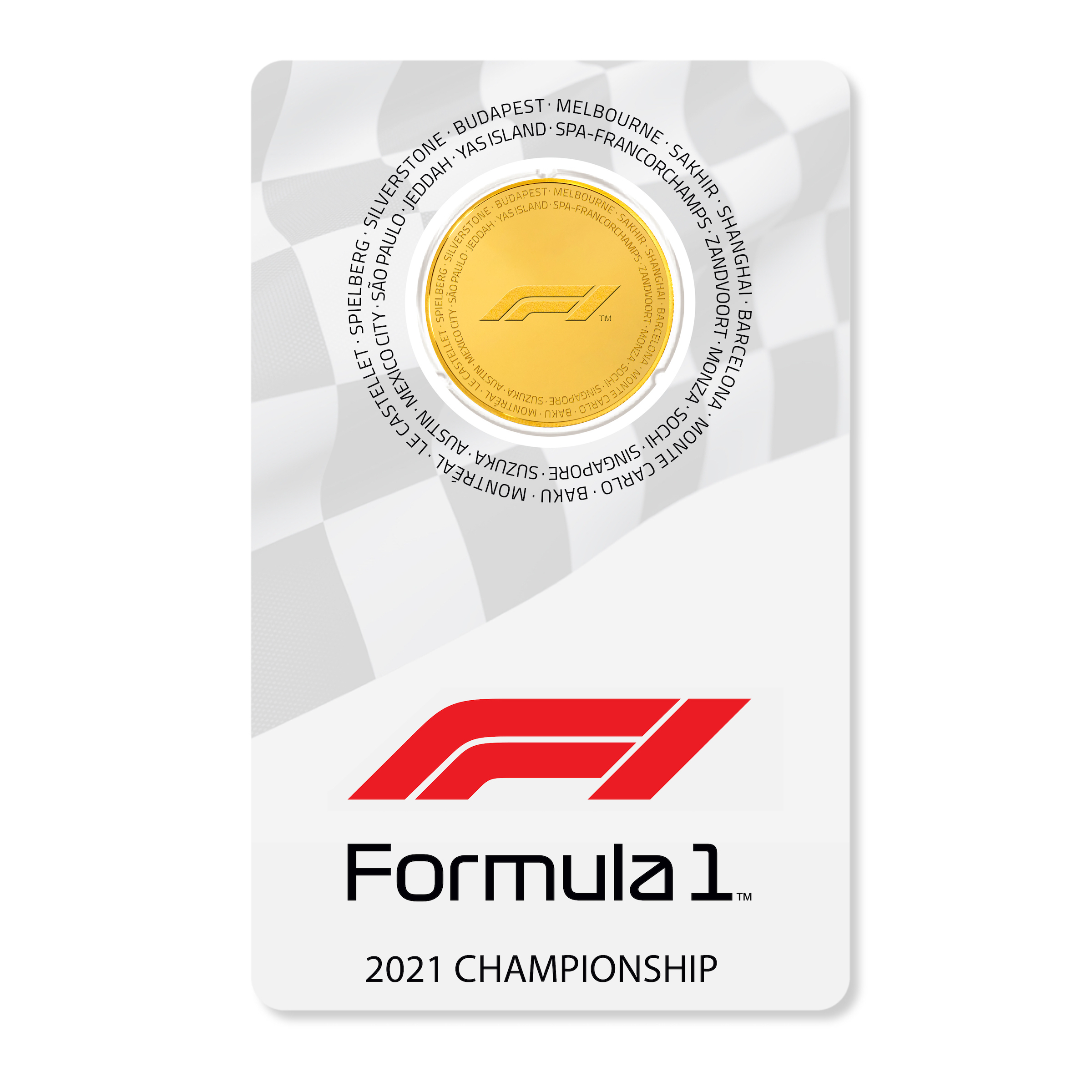 Formula 1® Championship 1/4 oz Gold Coin 2021