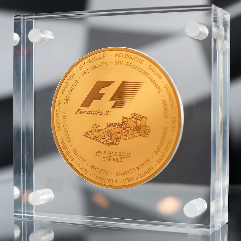 Formula 1 Gold Coin