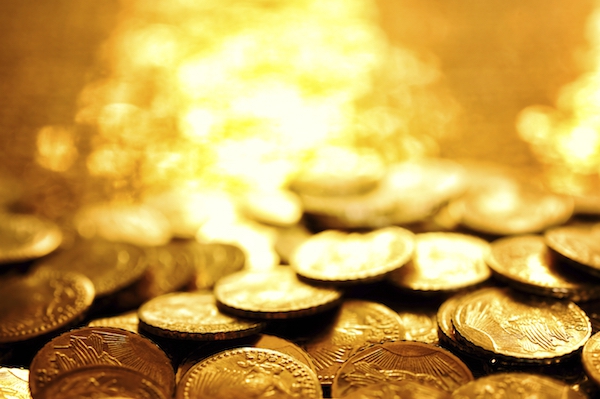 stack of gold coins