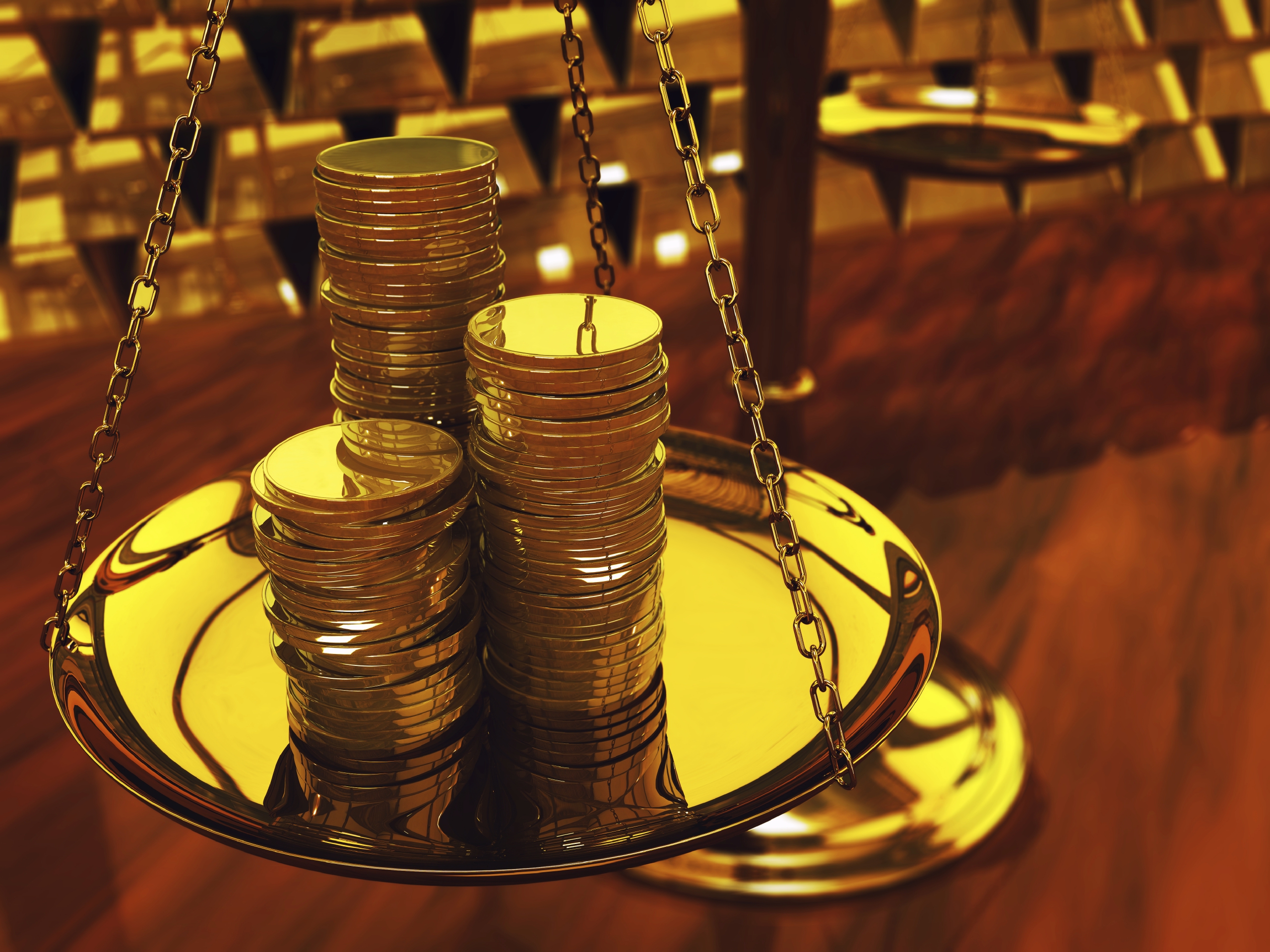 Coins On Scale