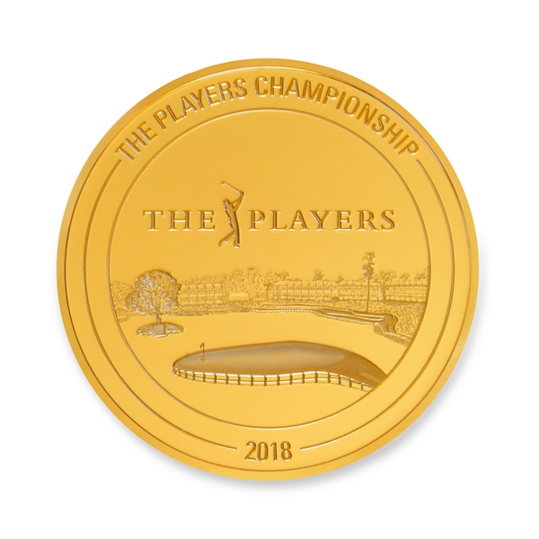 pga tour players championship kilo gold coin back