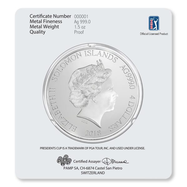 pga tour players championship silver card front