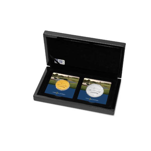 pga tour players championship gold silver box