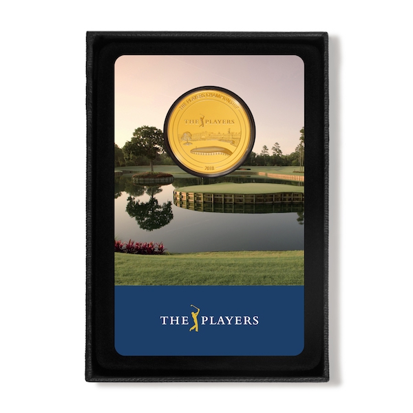 pga tour players championship gold card and box