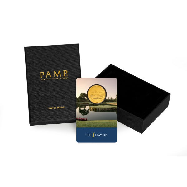 pga tour players championship gold card and box