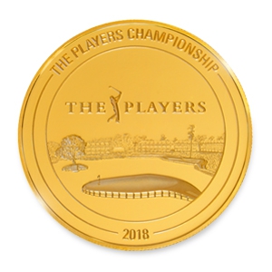 pga tour players championship gold coin back