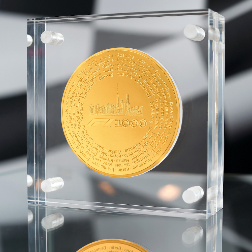 Formula 1<sup>®</sup> 1000 100 oz Gold Coin