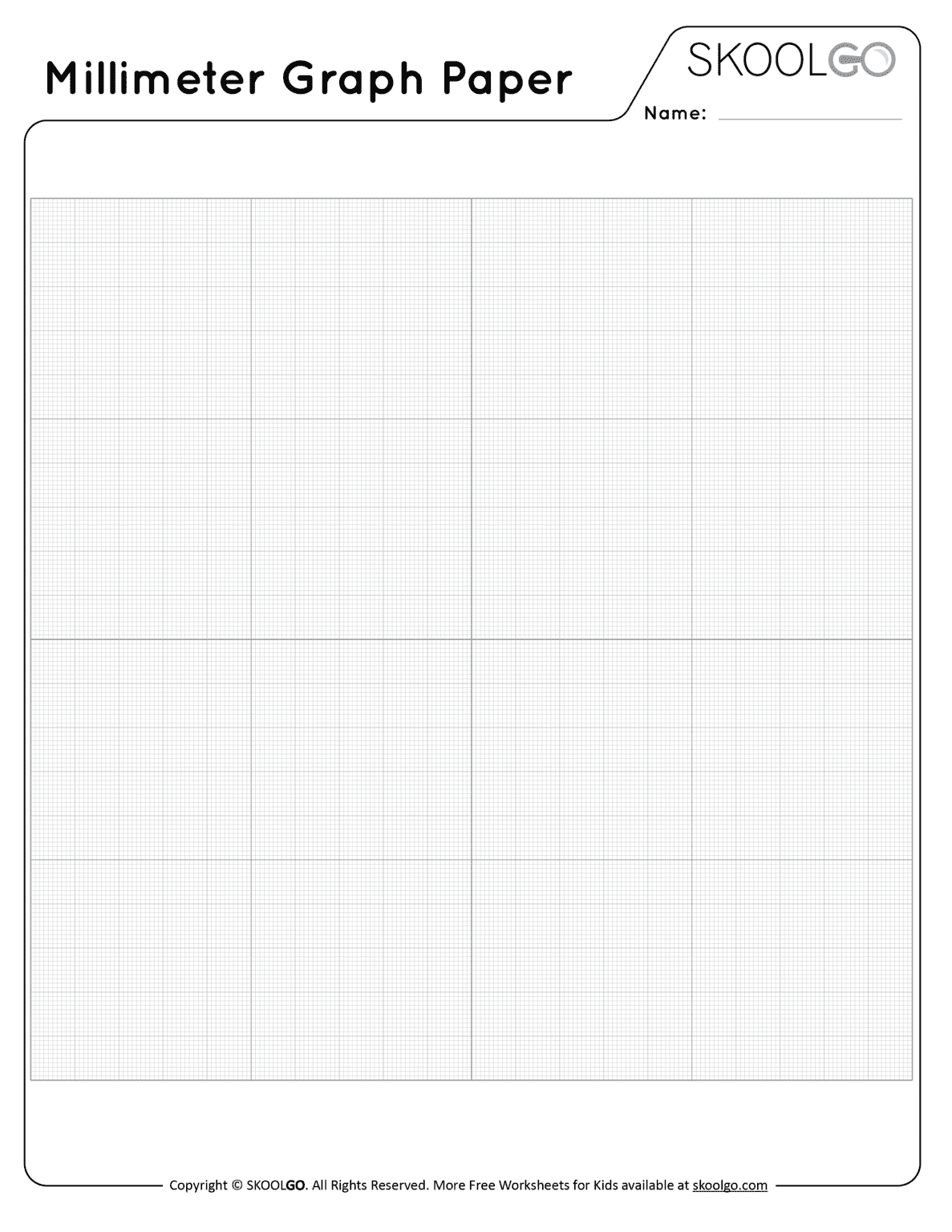 millimeter graph paper free worksheet by skoolgo