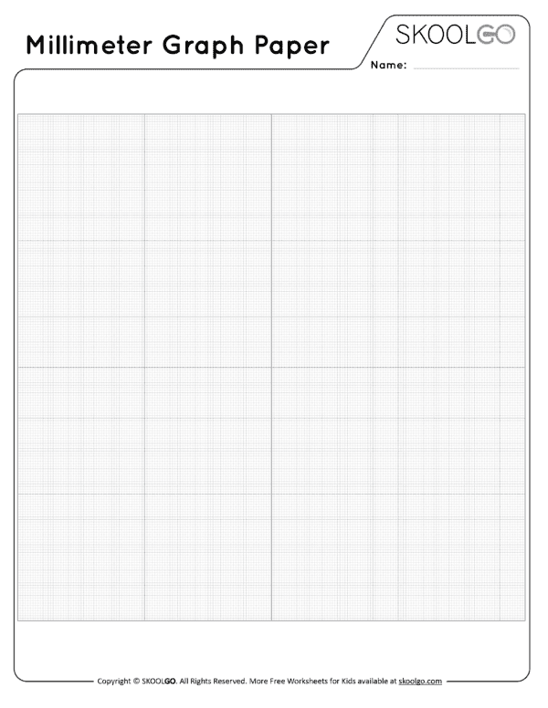 millimeter graph paper free worksheet by skoolgo