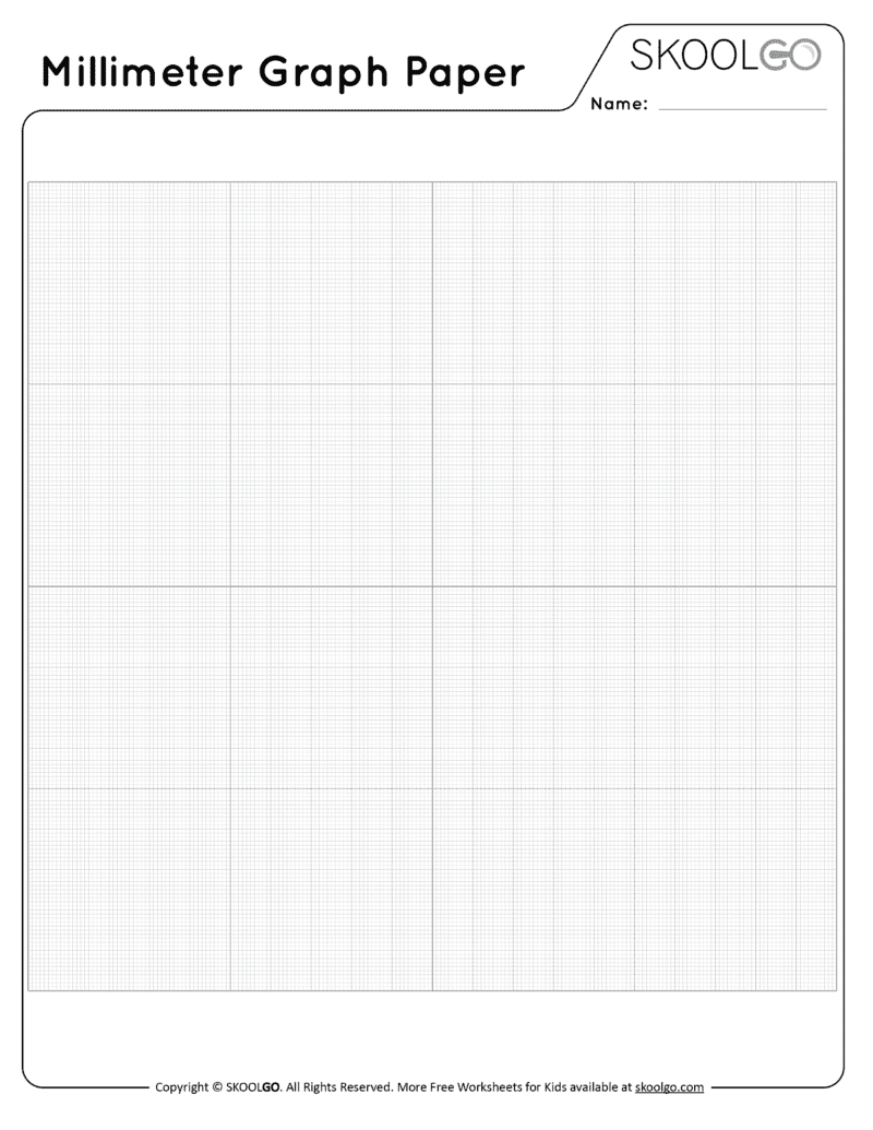 millimeter graph paper free worksheet by skoolgo
