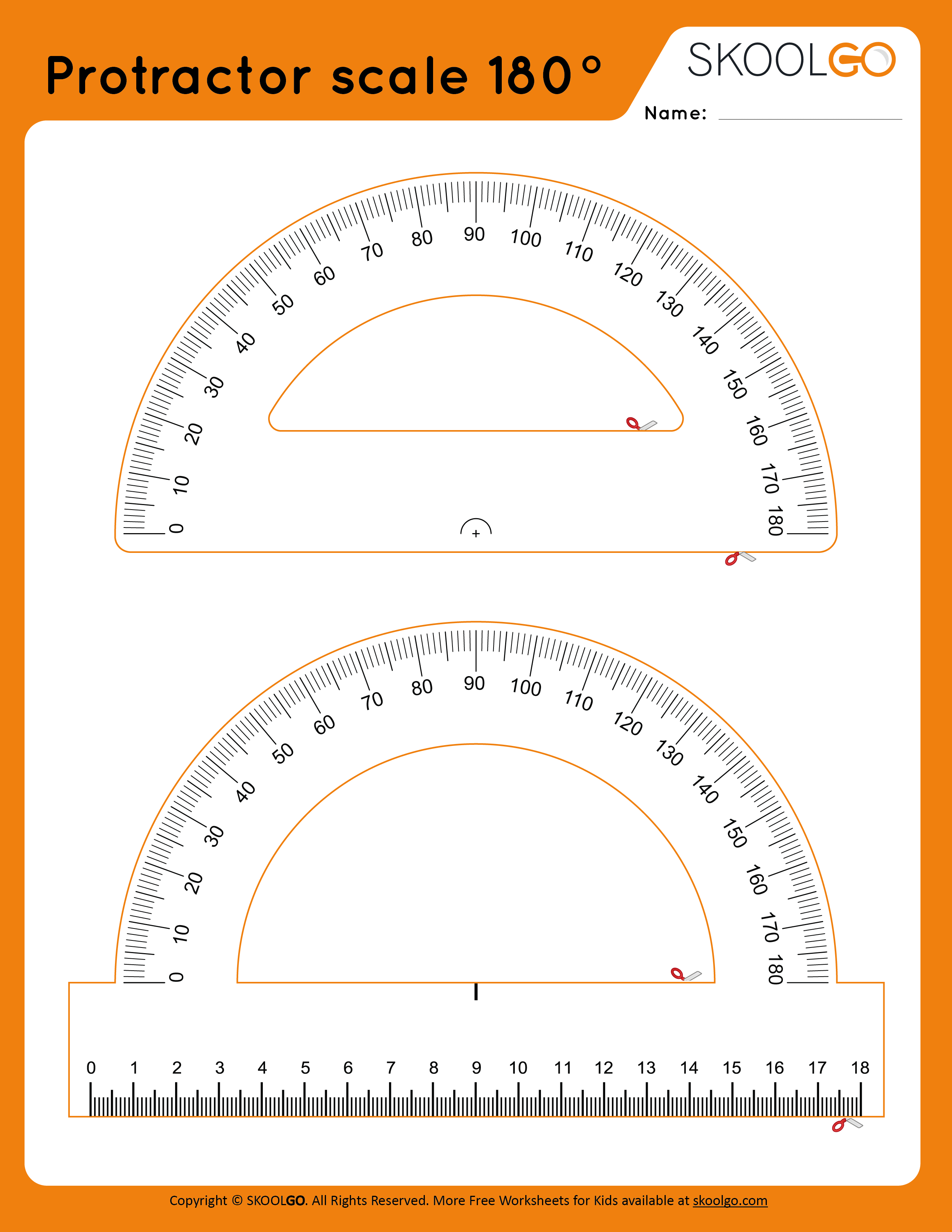 Reading A Protractor Worksheet