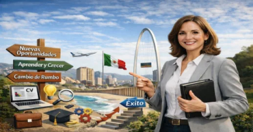 Profesional creando su currículum con ayuda de inteligencia artificial