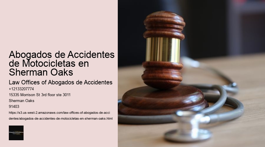 Abogados de Accidentes de Motocicletas en Sherman Oaks