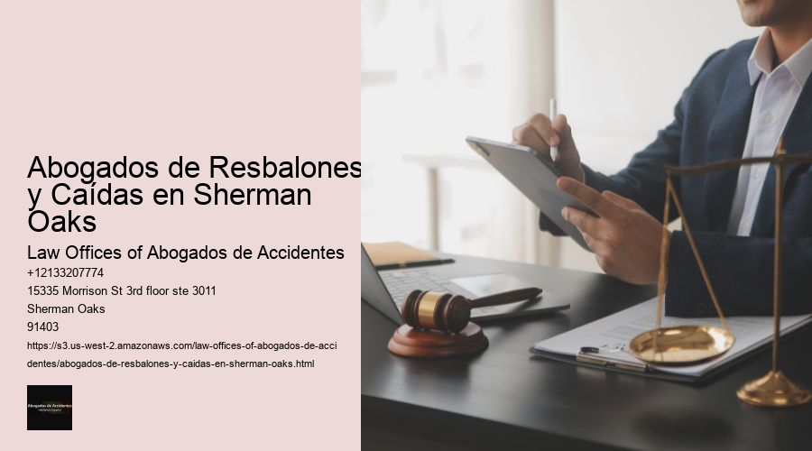 Abogados de Resbalones y Caídas en Sherman Oaks