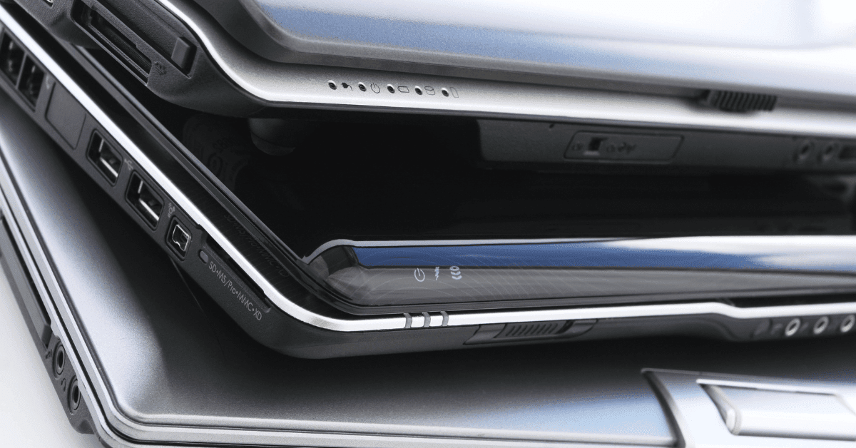 Safely dispose of old laptops.