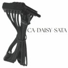 CA-DAISY-SATA cable with dual SATA connectors – daisy-chained power for multiple drives