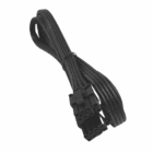 Close-up of 6+2 pin PCIe connector and molded EVGA 8-pin plug