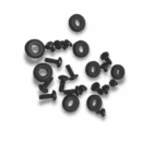 Close-up of metal HDD tray showing mounting holes and slide-in design