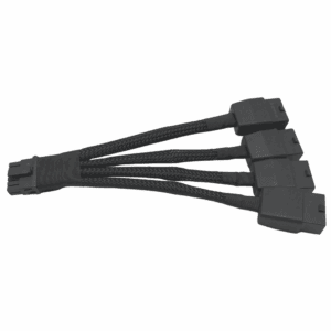 Original NVIDIA 12VHPWR 12-pin to 4 x 8-pin GPU power adapter cable – OEM for RTX 3000 and 4000 series