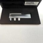 Polycom VVX 350 replacement stand mounted on desk back view – demo setup