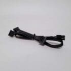 EVGA 6-pin to triple SATA power cable front view