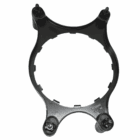 Close-up of TR4 bracket standoffs and screw spacing for Ryzen Threadripper