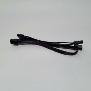 EVGA 6-Pin to Triple 4-Pin Molex Power Cable | OEM PSU Accessory – W001-00-000126