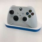 blue Xbox controller stand front view